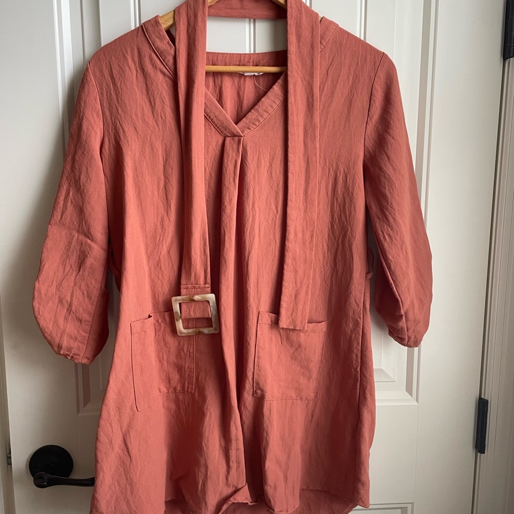 LINEN DRESS